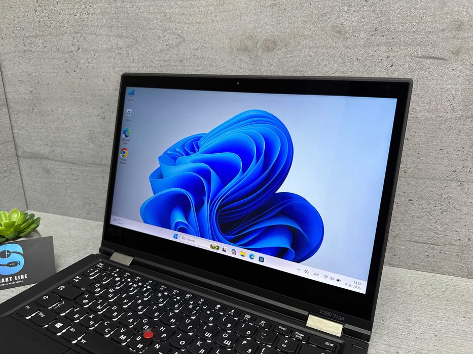 13.3/Сенсорний ноутбук Lenovo X380 Yoga/i5-8350u/256gb ssd/8gb ddr4