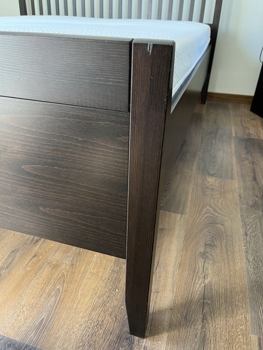 Cama IDANAS 160x200 + 2 Estrados LONSET + Colchao