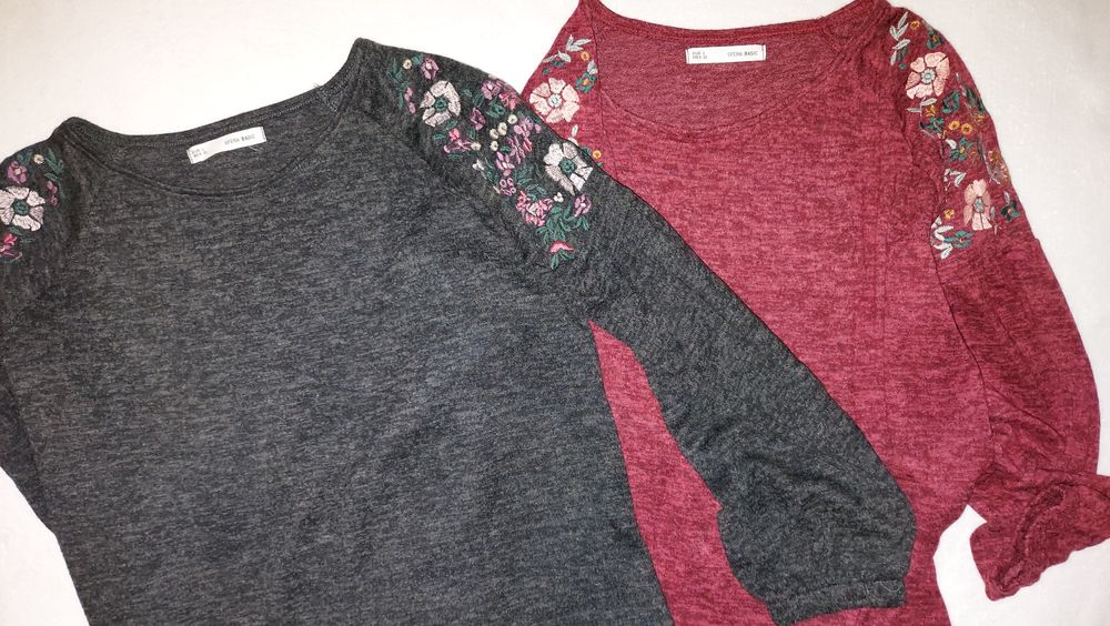 1 poncho Zara e 1 Pull&Bear- e Camisolas Sfera - tamanho L NOVOS