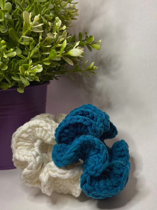 Scrunchies de crochet