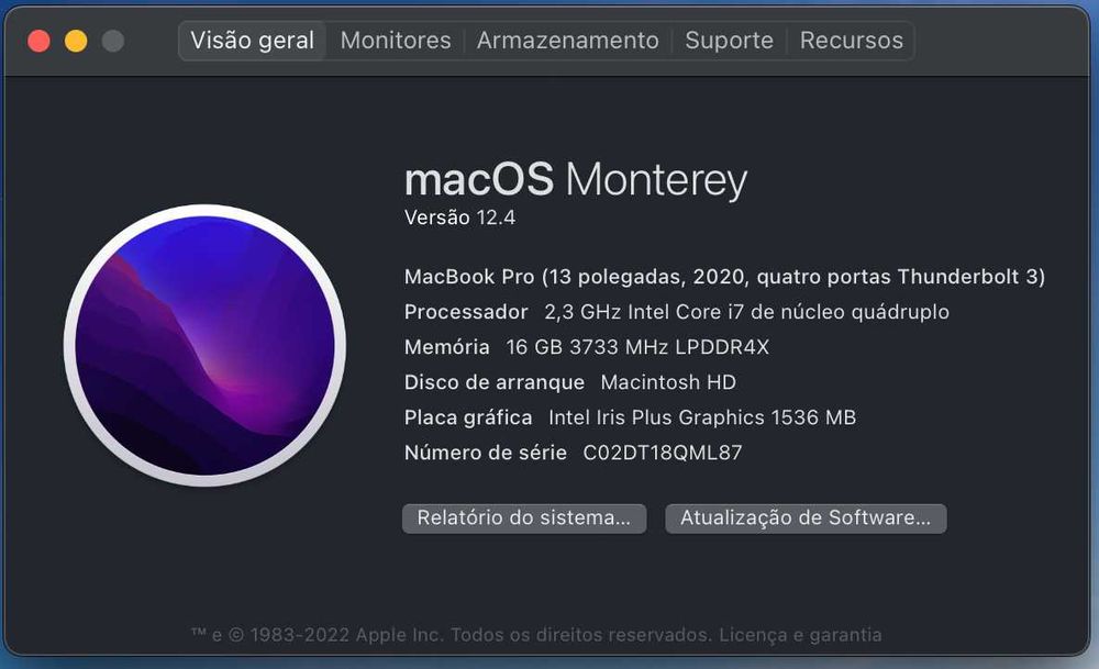 PROMO MacBook Pro 13'', 2020, i7-2,3GHz, 16GB, 512GB SSD