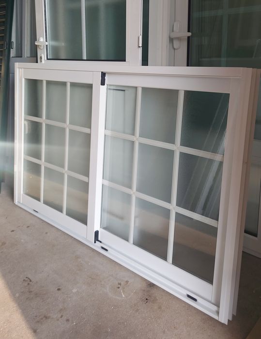 Janela Aluminio Vidro Duplo - Porta Aluminio