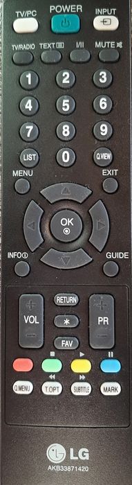 Pilot do telewizora LG