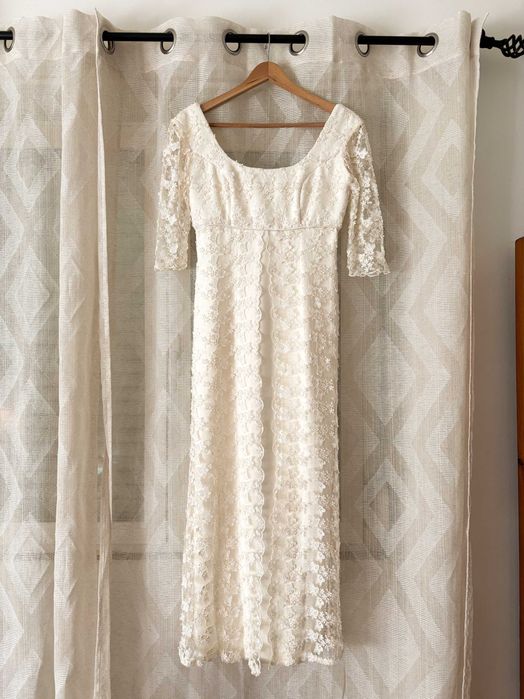 Vestido de Noiva em Renda Chantilly