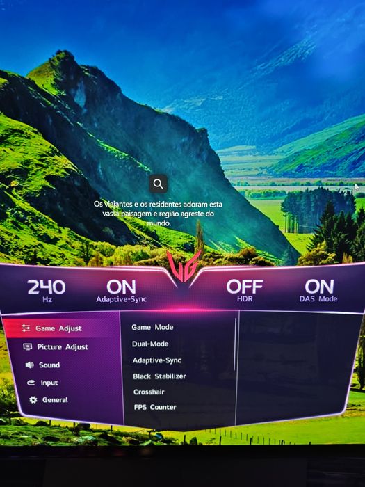 Monitor Oled LG 4K 240hz/480