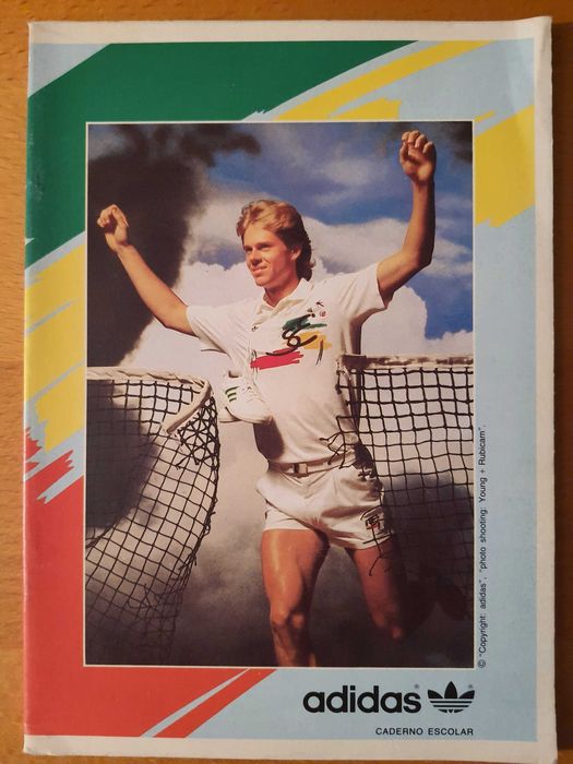 Cadernos antigos Adidas - anos 80