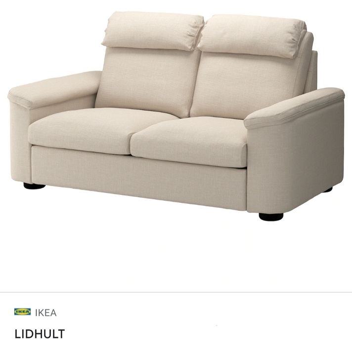 Capa sofá-cama LIDHULT IKEA branca Lumiar •