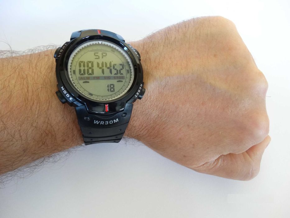 Zegarek męski Synoke elektroniczny cyfrowy stoper datownik sportowy