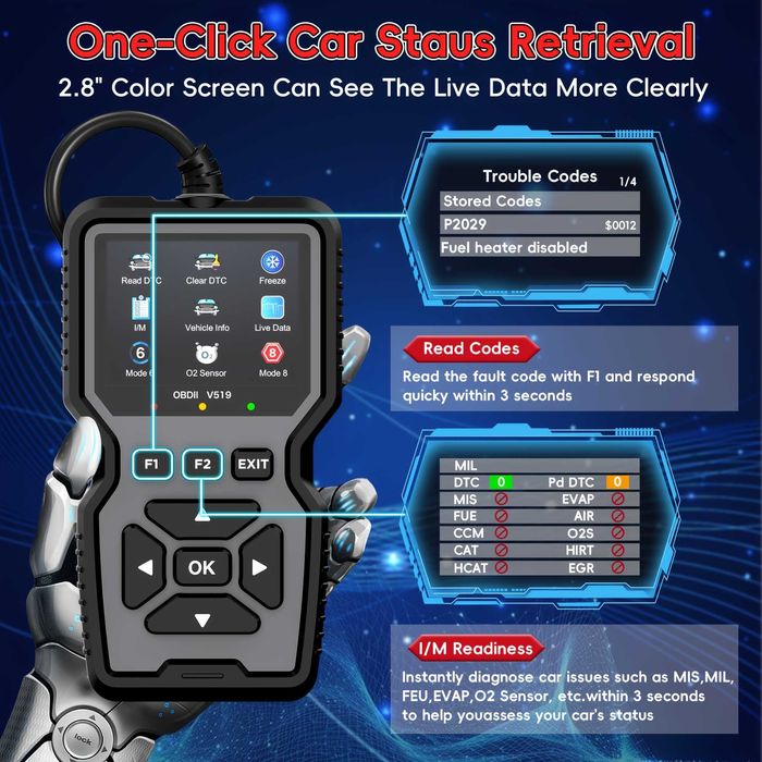 Scanner Automotivo Profissional OBD2