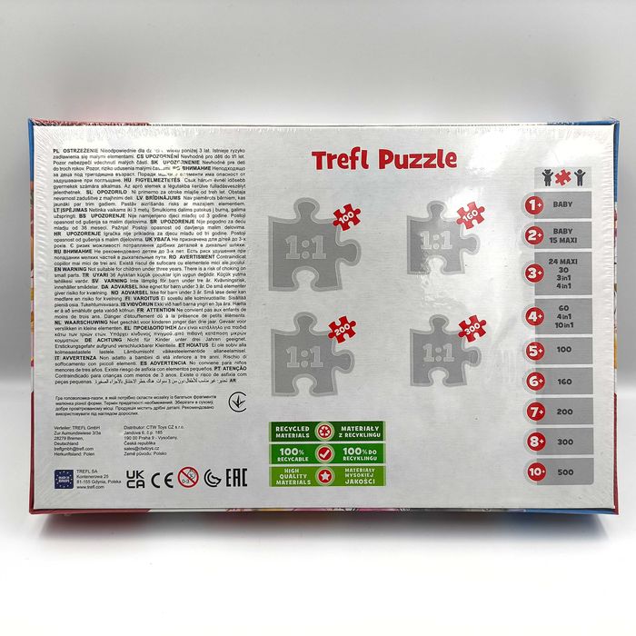 puzzle Trefl 100 elementów dla dzieci Psi Patrol