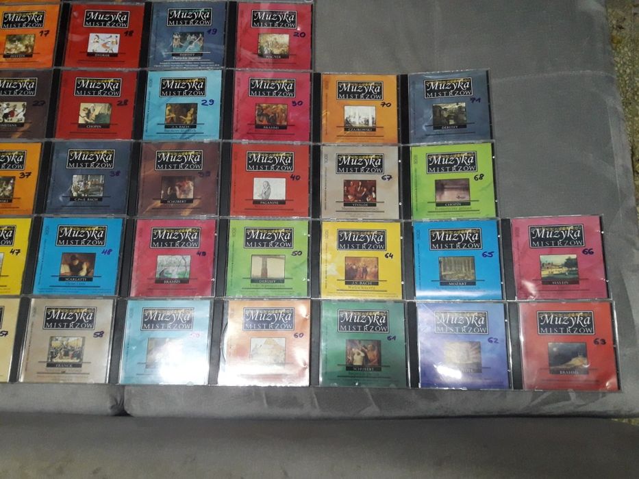 Kolekcja 71 płyt CD muzyka Mistrzów