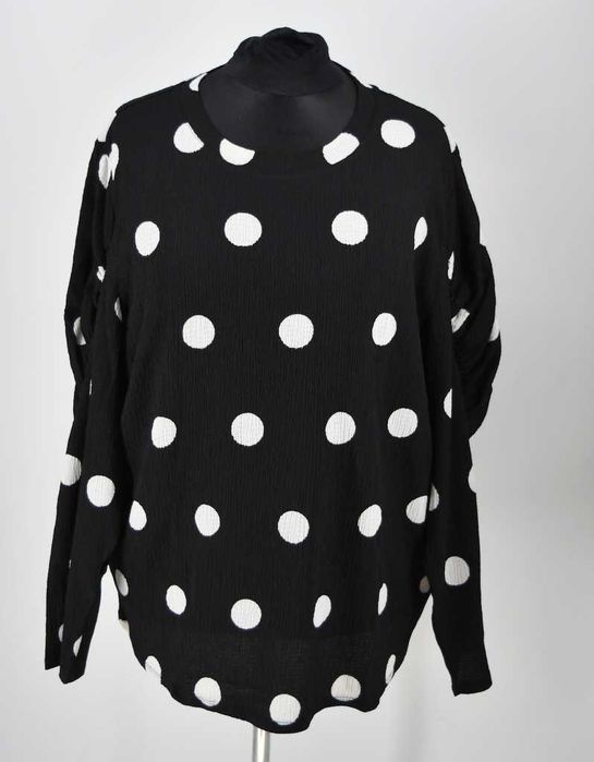 Bluzka w grochy Bonprix 52/54