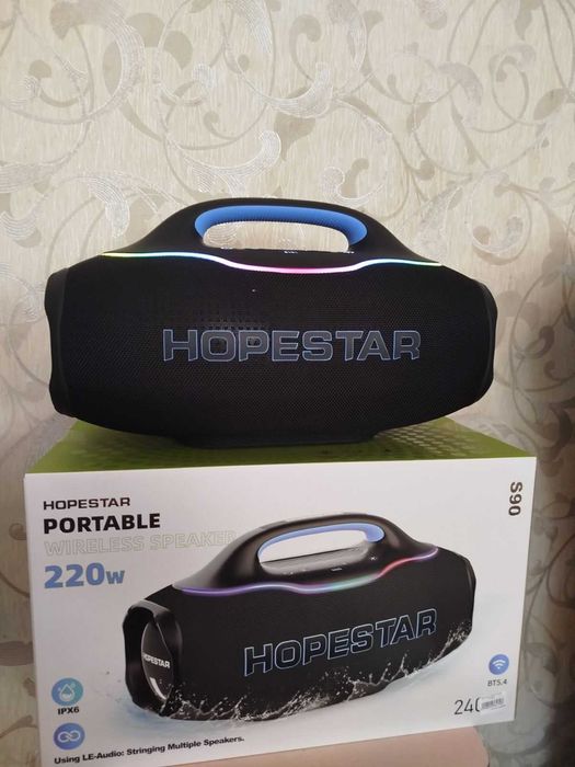 HOPESTAR S90 220W Bluetooth колонки (НОВІ) чорні