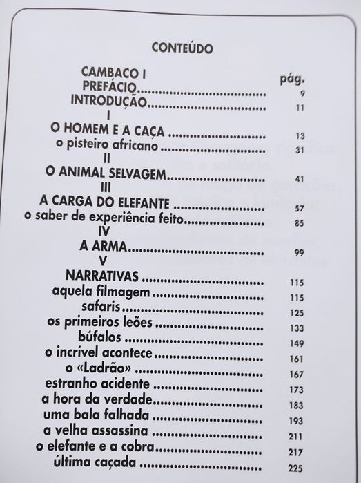 Livros sobre a caça profissional em África coleção completa muito rara
