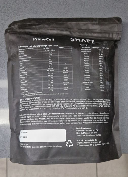 Proteína de chocolate