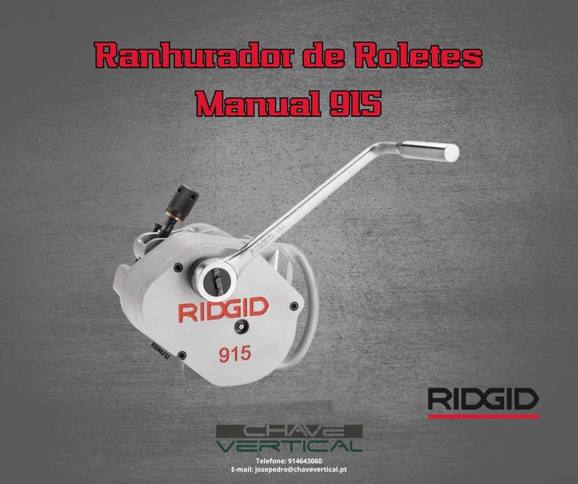 Ranhurador de Roletes Manual 915 RIDGID    JR19