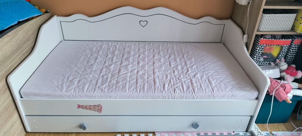 Łóżko dziecięce 168x84 białe