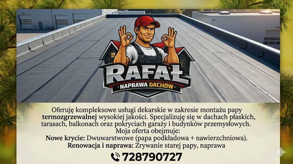 Naprawa dachów -Uslugi dekarskie