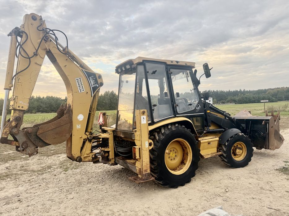 Cat 428c koparko ładowarka caterpillar 428c