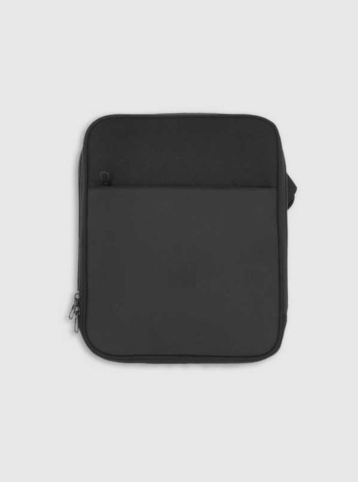 4F Saszetka crossbody uniseks - czarna 4FWSS25APOUU075-20S