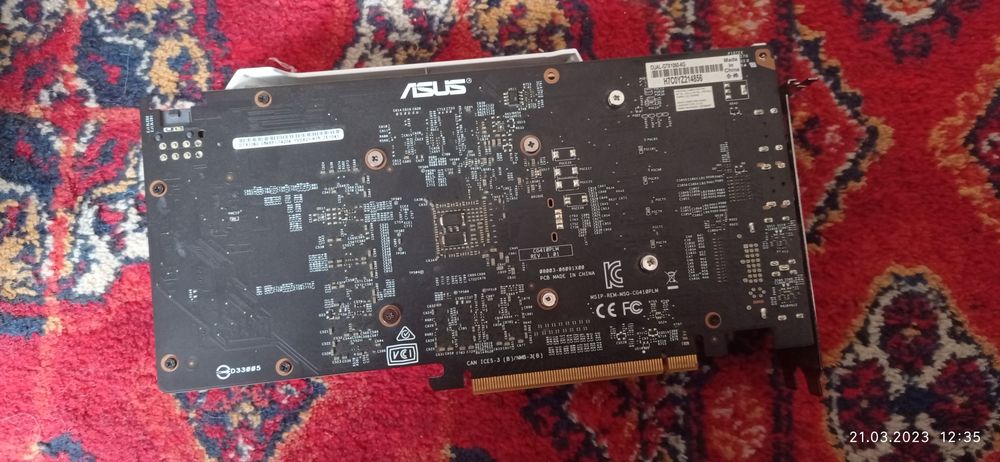 Gtx 1060 6b asus dual