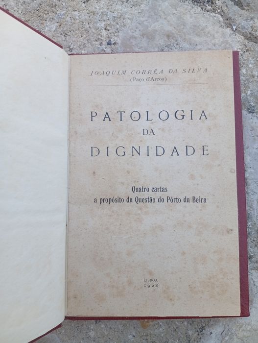 livro "Patologia da Dignidade"