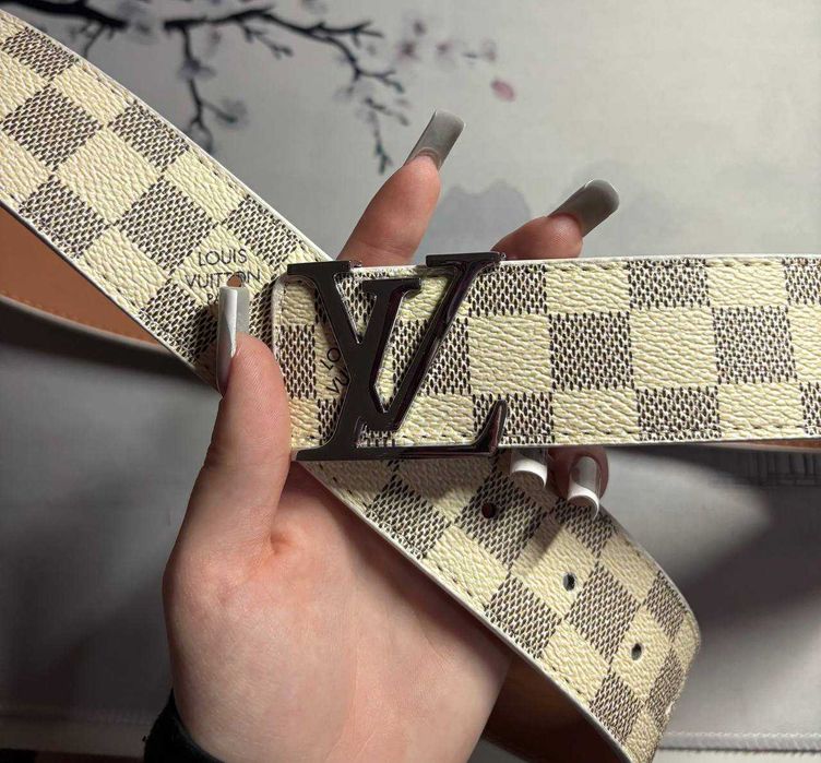 pasek Louis Vuitton biały