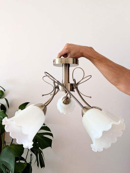 Lampa sufitowa pięcioramienna