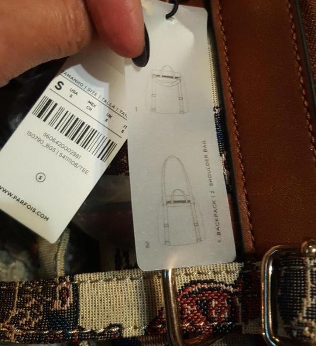 Оригинал.новый,фирменный,стильный,качественный сумка-рюкзак parfois
