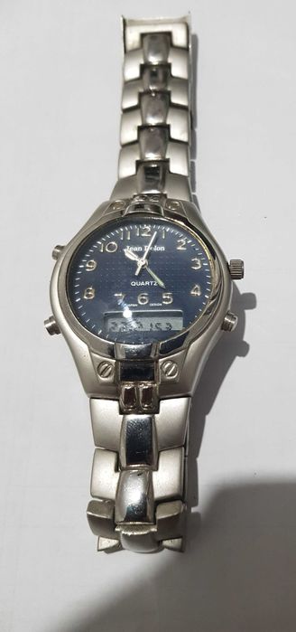 Zegarek nareczny Jean Delon Japan design meski damski unisex 38,5mm bransoleta analogowo cyfrowy ana digi