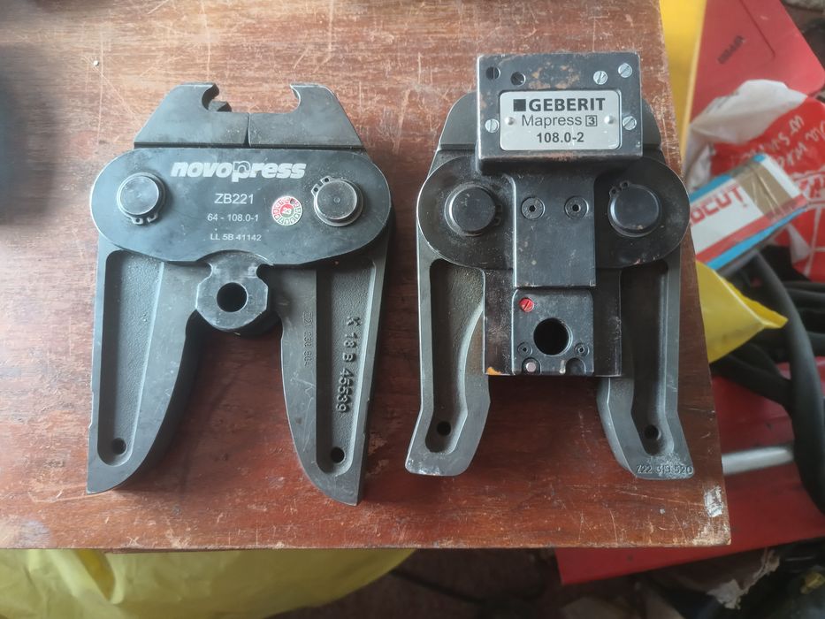 Szczeki zaciski rems geberit novopress uponor M,V,U,TH.