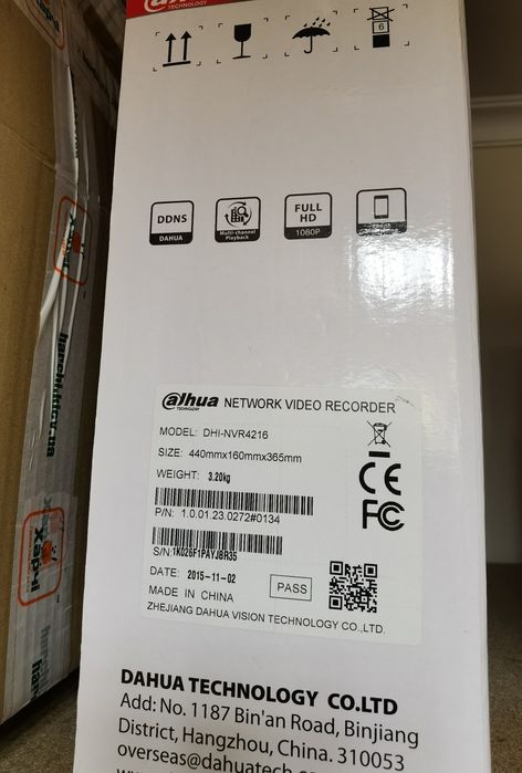 Мережевий IP-відеореєстратор Dahua DH-NVR4216-8P