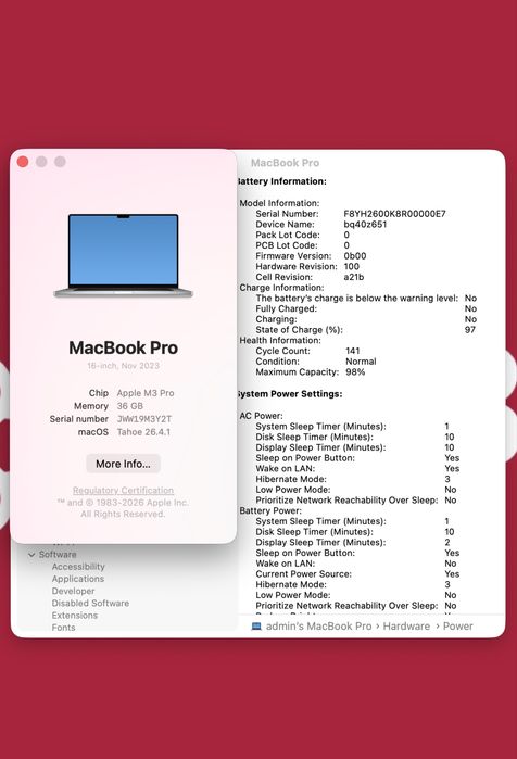 MacBook Pro 16 2023 M3 Pro 12/18gpu 36/512gb !! Гарантія від магазину !!