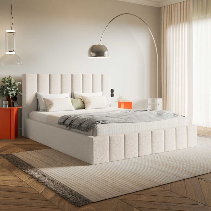 Łóżka łóżko tapicerowane IBIZA 160x200 180x200 pojemnik gratis