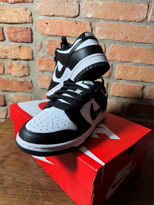 Nike dunk low 39 white black białe czarne panda nowe