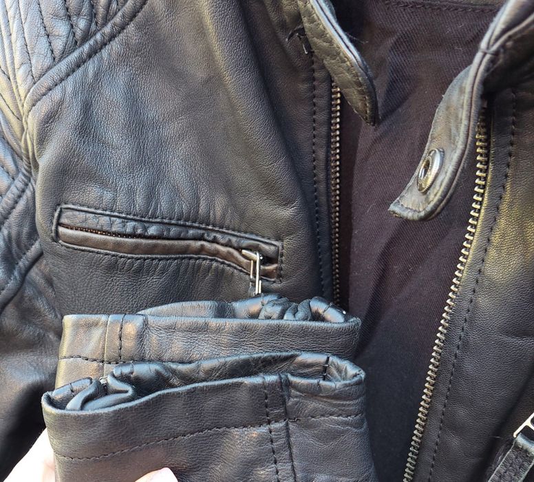 Чоловіча шкіряна куртка  S&L Leatherwear (Нідерланди) • Розмір 48 (М)