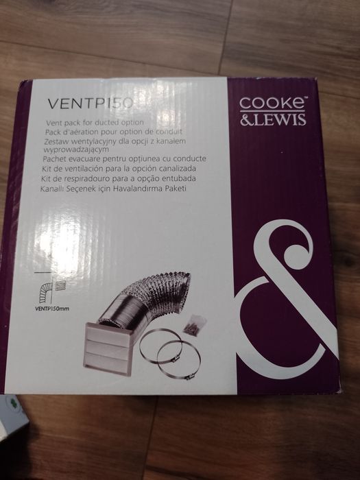 Rura zaginana do okapu nowy zestaw do podłączenia okapu