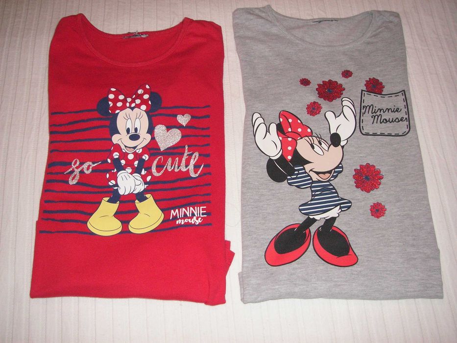 T Shirts Manga Comprida Minnie Mouse T/7 Anos