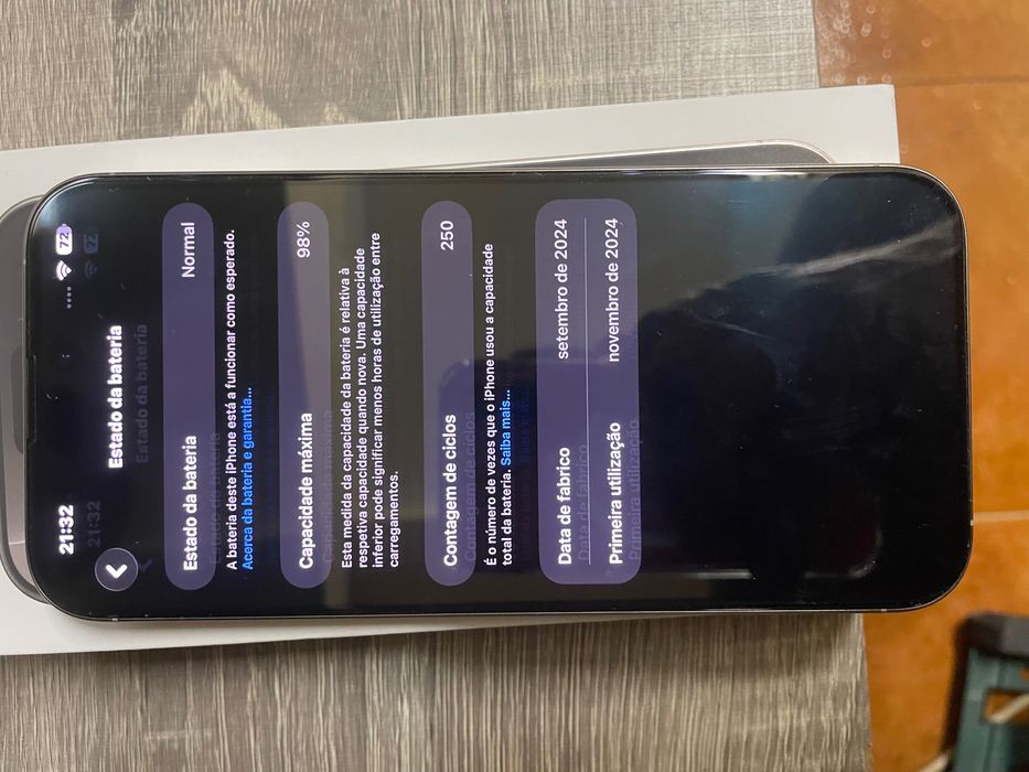 Iphone 16 pro max titanium silver 256gd garantia