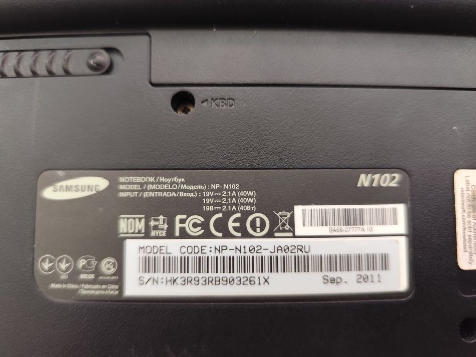 Продам Samsung N 102