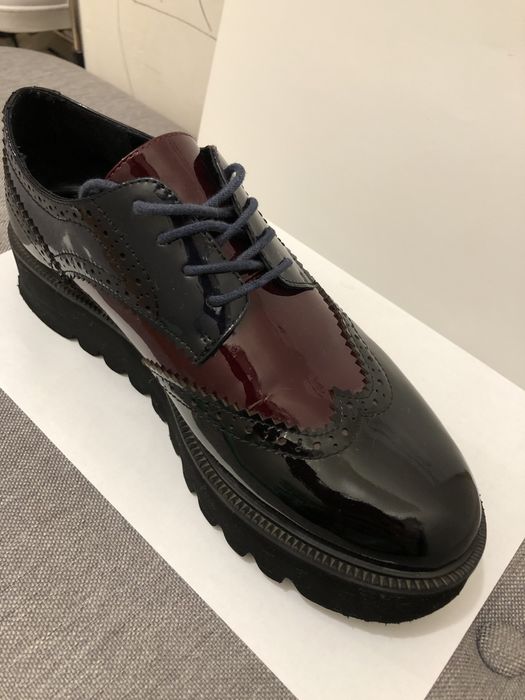 Оксфорды на платформе