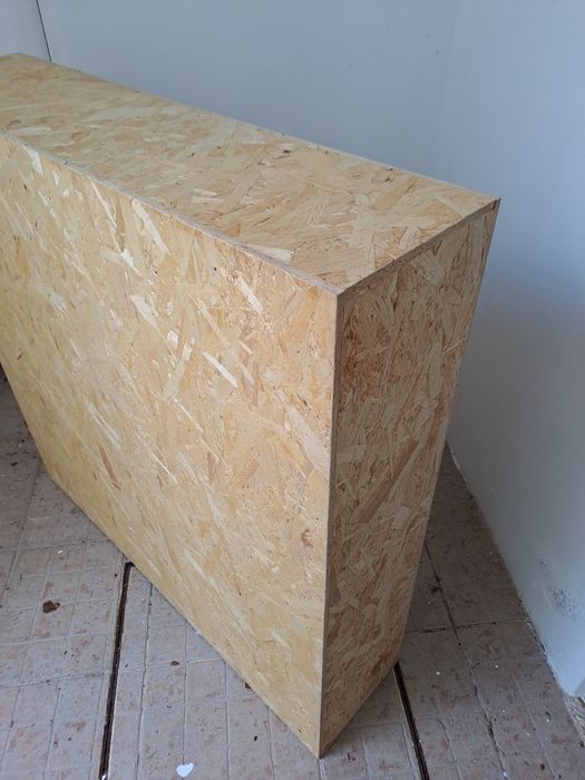 Caixas madeira osb 100x100x25cm