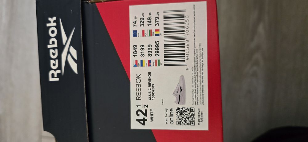 Buty Reebok białe rozmiar 42,5