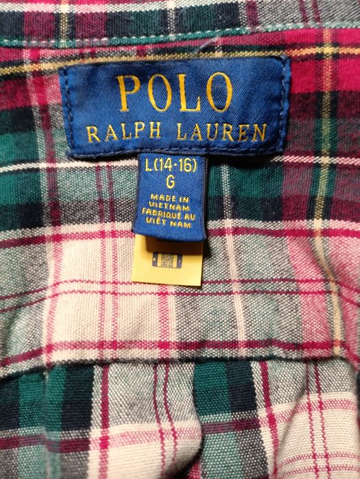 Camisa Oxford de algodão em xadrez | Polo Ralph Lauren