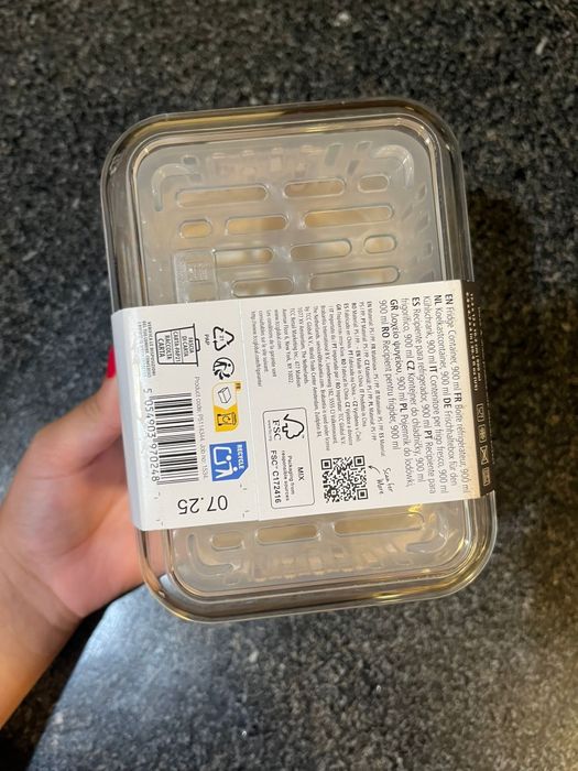 Caixa frigo brabantia 900ml