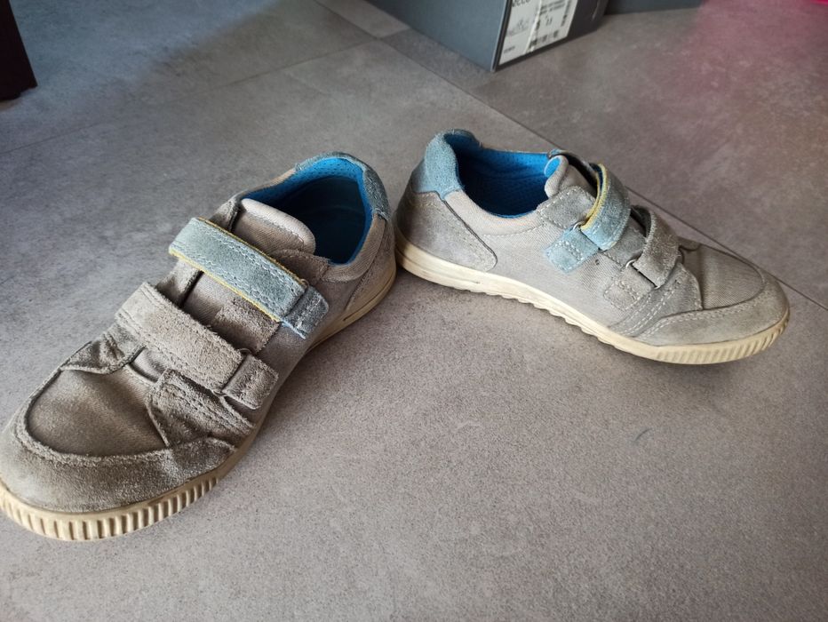 Buty chłopięce Ecco 35 półbuty chłopiec szare