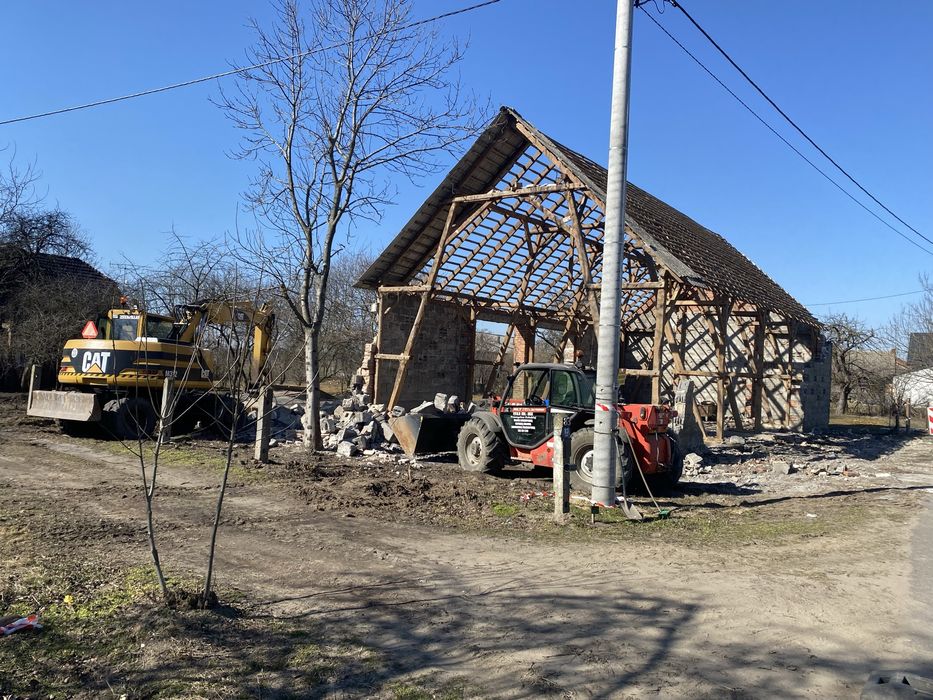 Usluga minikoparka, koparka kołowa, ładowarką teleskopową