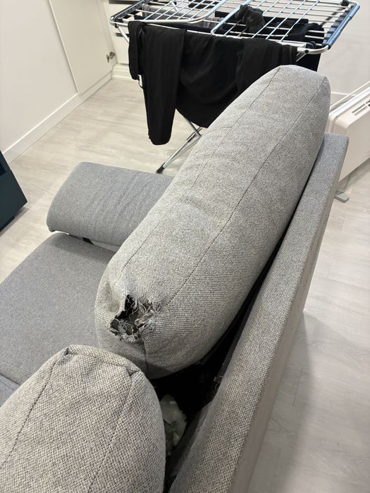 Sofá 2 Lugares Cinzento