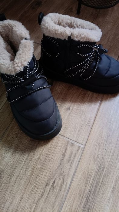 Buty Zara kozaczki śniegowce 33
