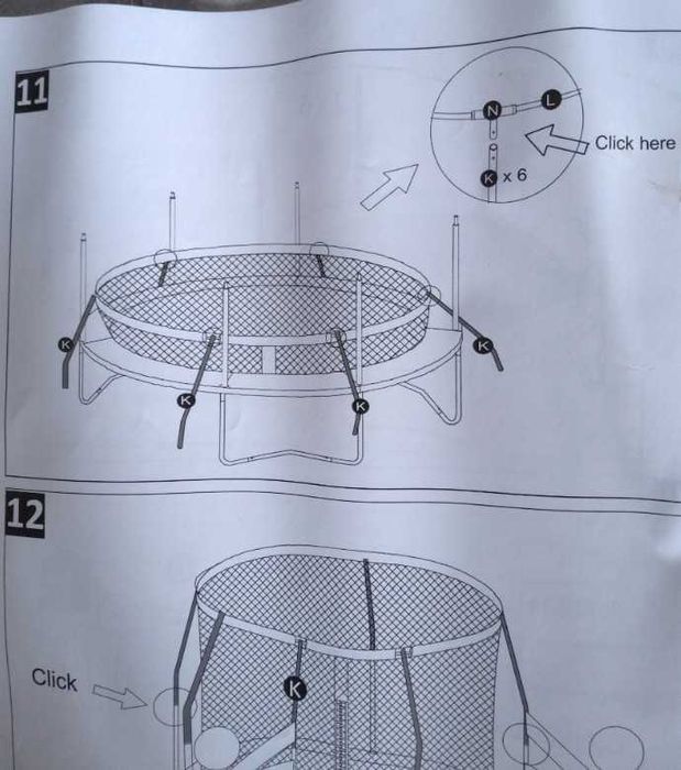 Trampolina dla dzieci trampolina dziecięca zewnętrzna okrągła 244 cm